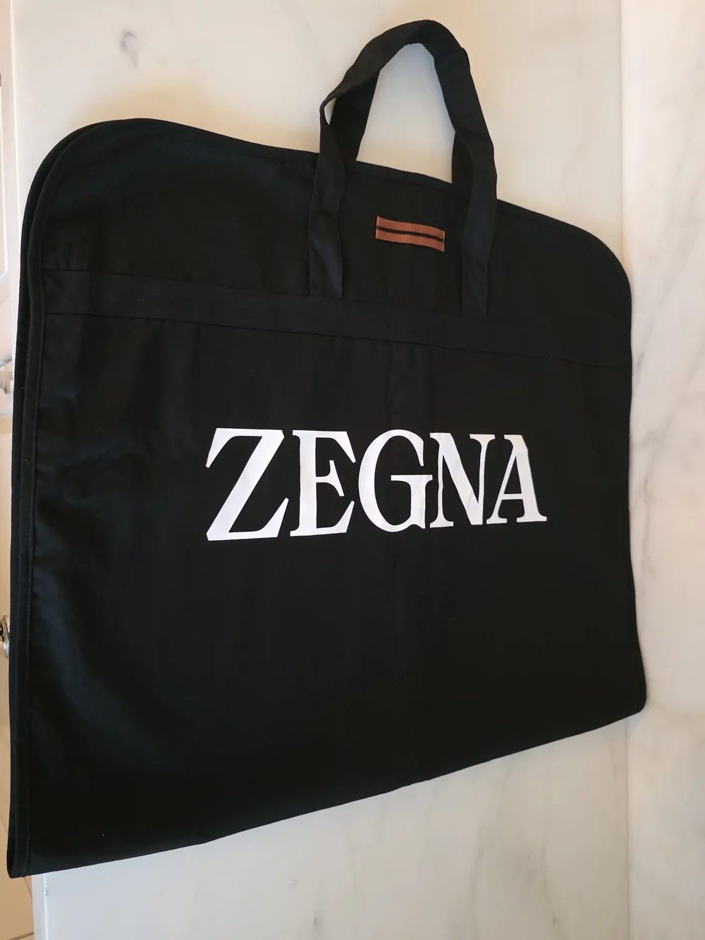 Ermenegildo Zegna Black Garment Bag Travel Suit Carrier Large